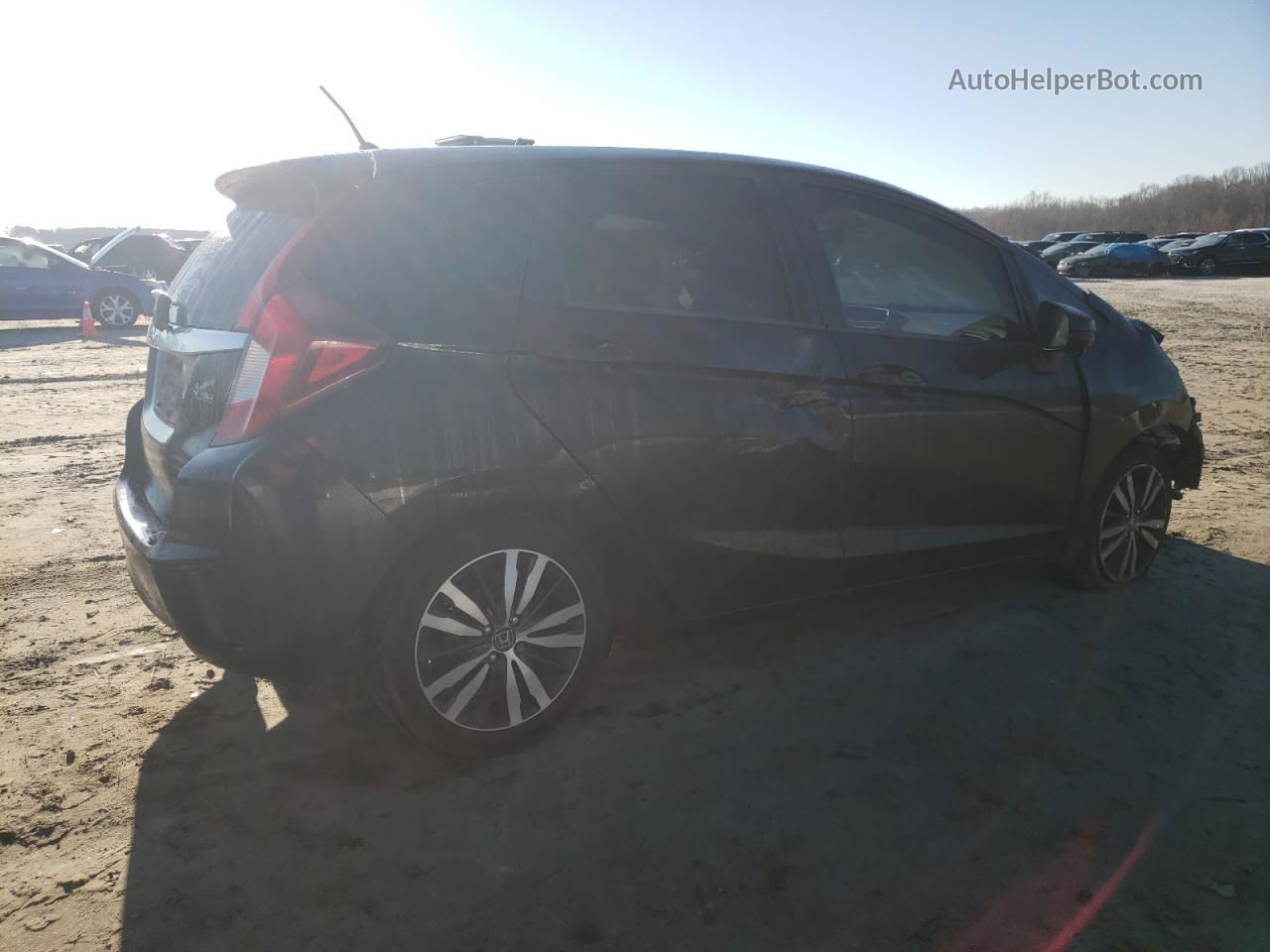 2016 Honda Fit Ex Black vin: JHMGK5H75GX044552