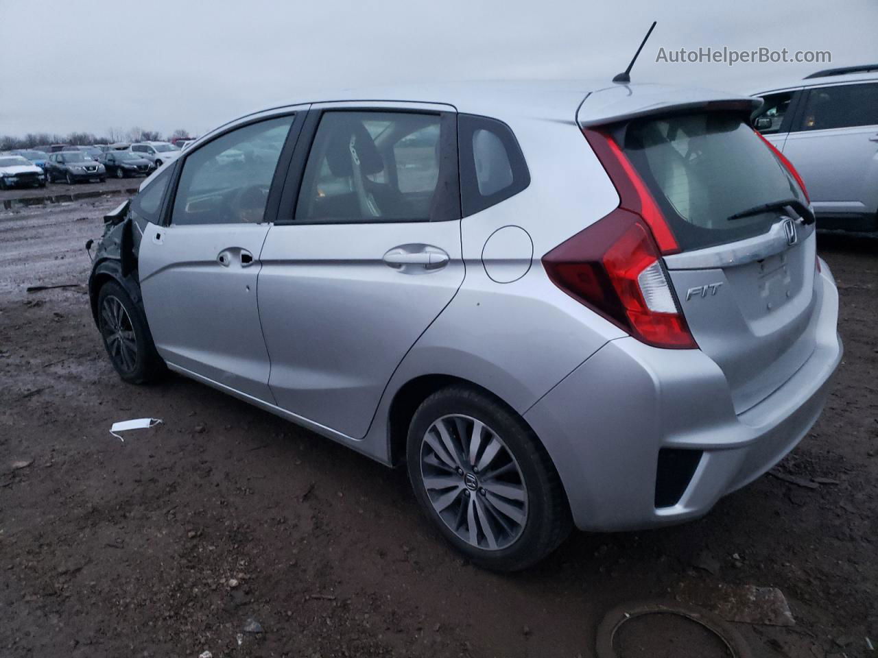 2016 Honda Fit Ex Silver vin: JHMGK5H76GX026836