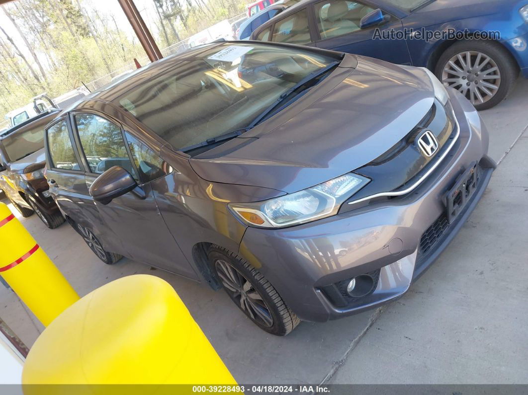 2016 Honda Fit Ex Gray vin: JHMGK5H76GX034886