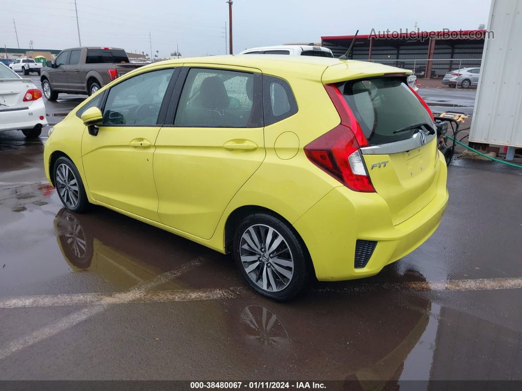 2016 Honda Fit Ex Желтый vin: JHMGK5H77GS000386