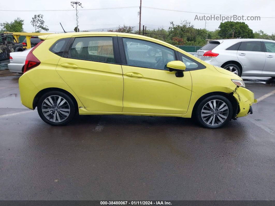 2016 Honda Fit Ex Желтый vin: JHMGK5H77GS000386