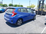 2016 Honda Fit Ex Blue vin: JHMGK5H77GX015151