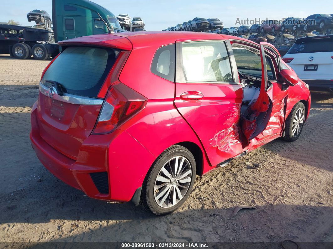 2016 Honda Fit Ex Red vin: JHMGK5H77GX042818