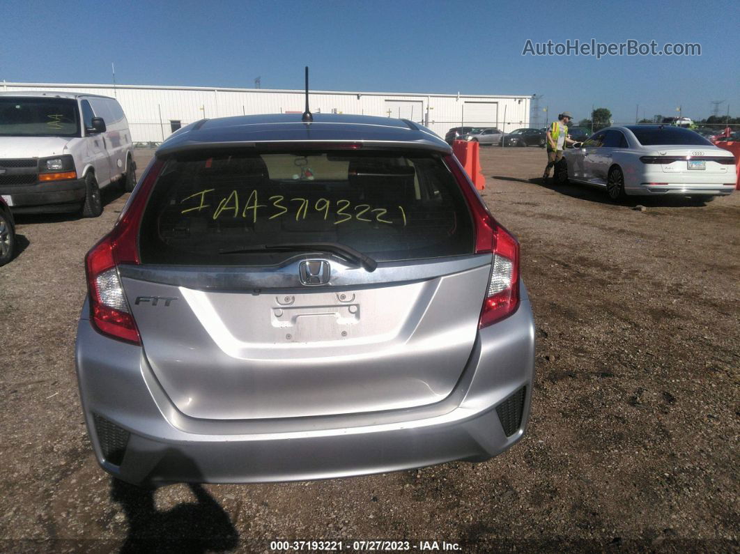 2016 Honda Fit Ex Silver vin: JHMGK5H78GS006424