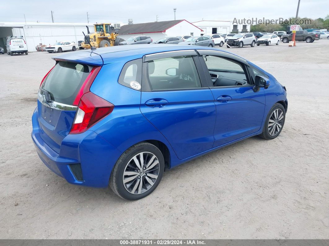 2016 Honda Fit Ex Синий vin: JHMGK5H78GS015107