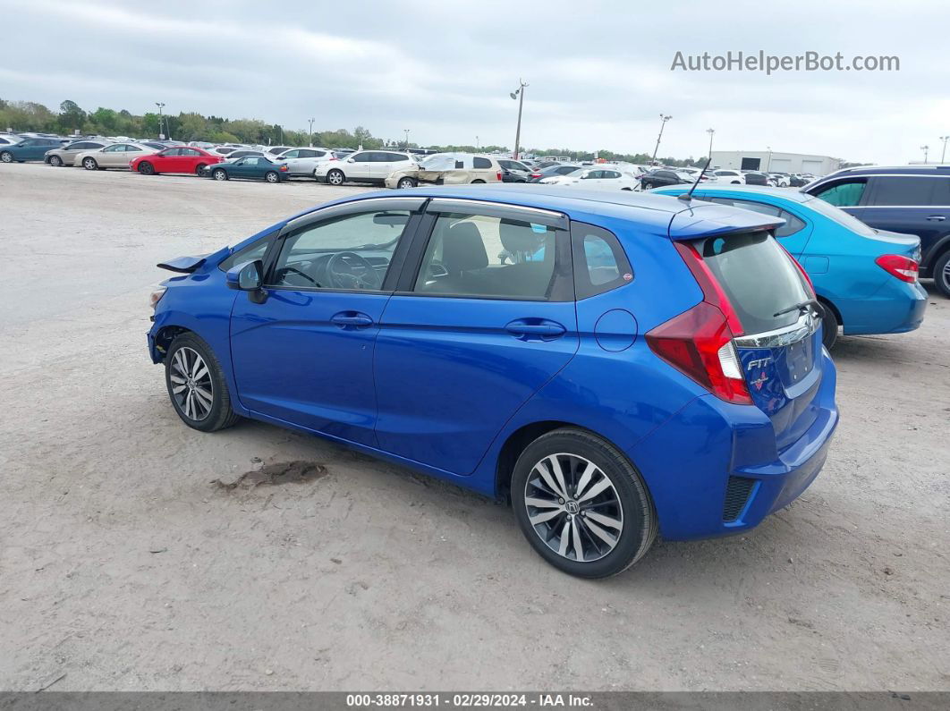 2016 Honda Fit Ex Синий vin: JHMGK5H78GS015107