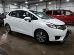 2016 Honda Fit Ex White vin: JHMGK5H78GX014204