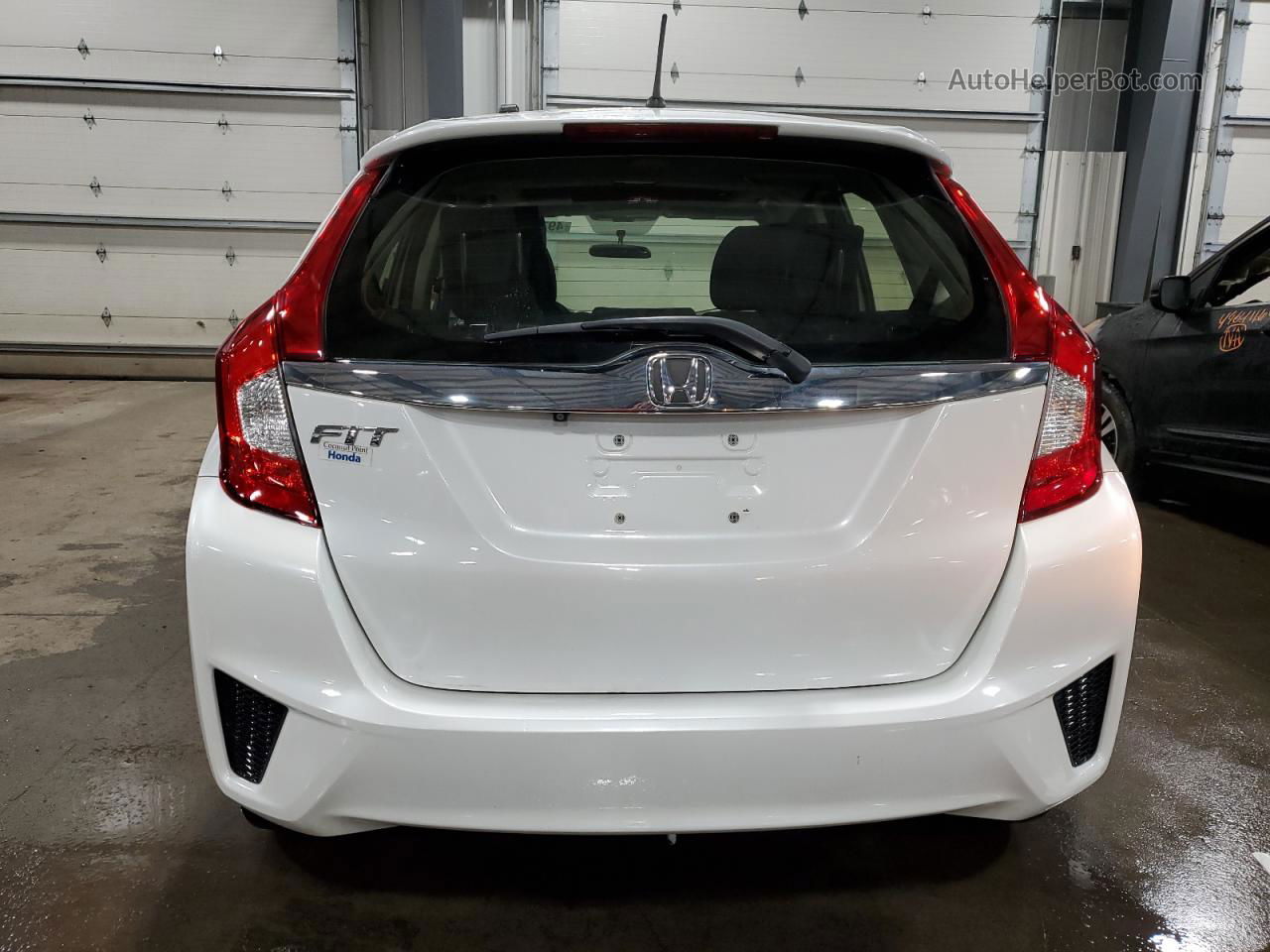 2016 Honda Fit Ex White vin: JHMGK5H78GX014204