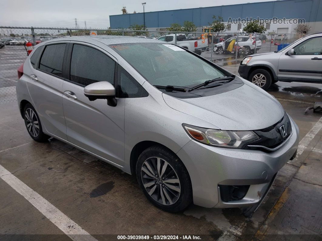 2016 Honda Fit Ex Серебряный vin: JHMGK5H78GX030239