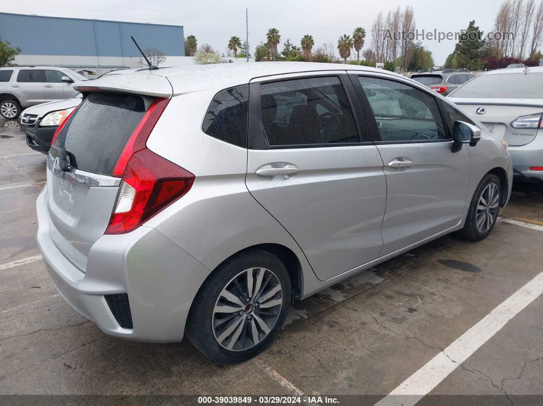 2016 Honda Fit Ex Silver vin: JHMGK5H78GX030239