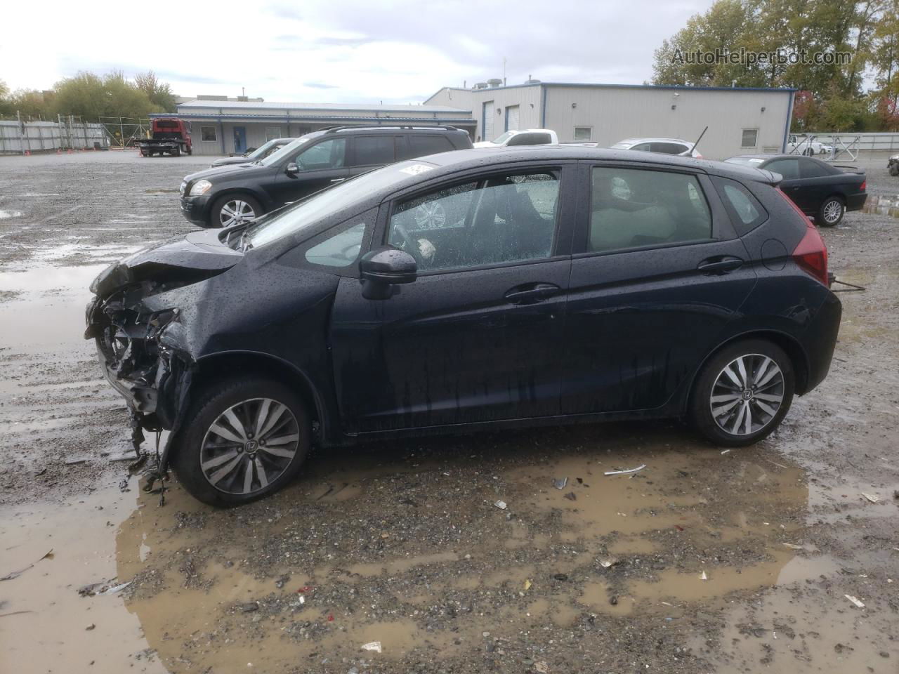 2016 Honda Fit Ex Black vin: JHMGK5H78GX043833