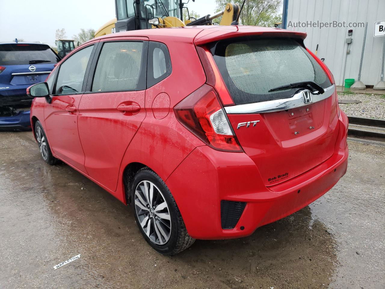 2016 Honda Fit Ex Red vin: JHMGK5H78GX043881