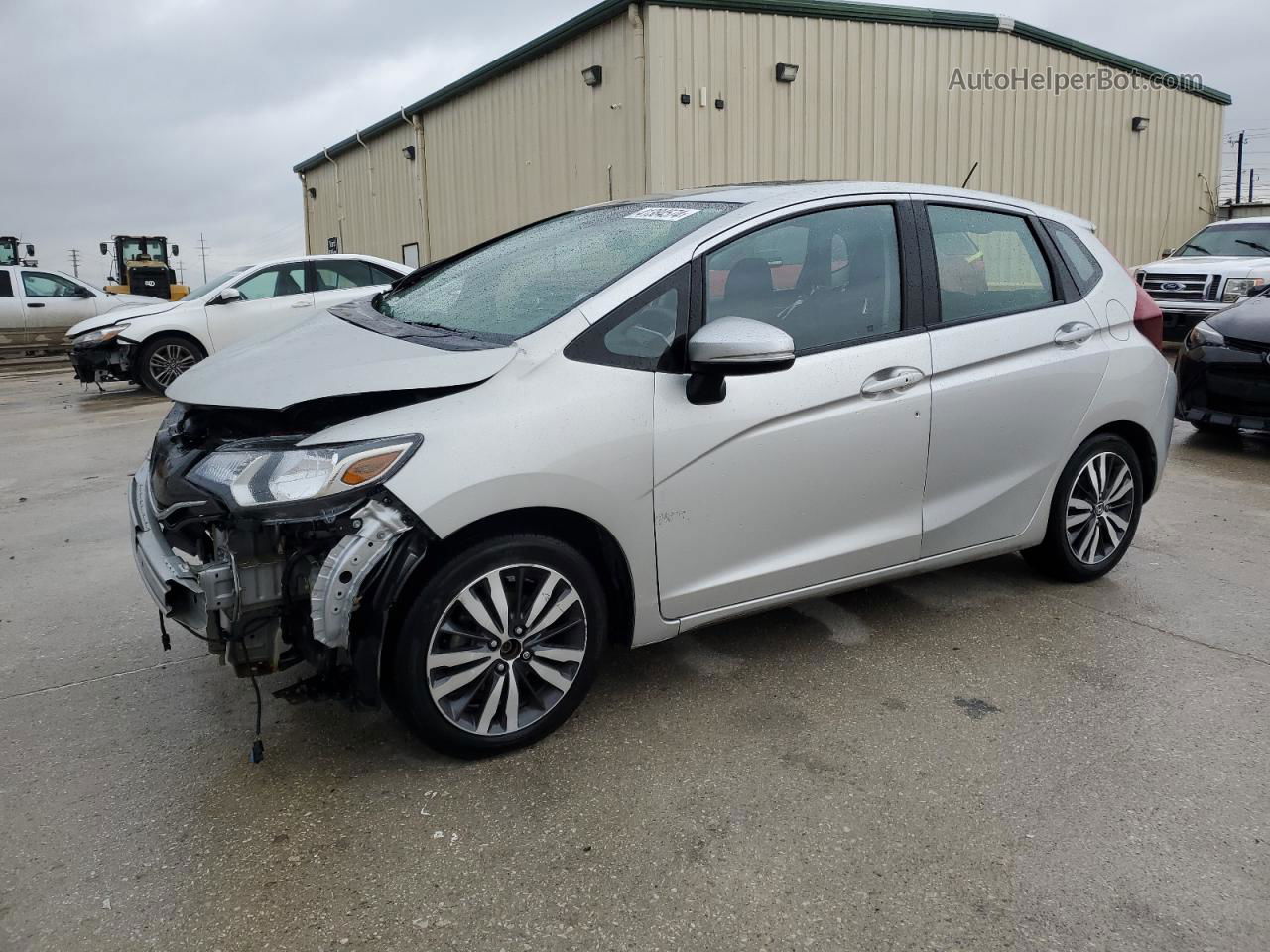 2016 Honda Fit Ex Silver vin: JHMGK5H79GS013916