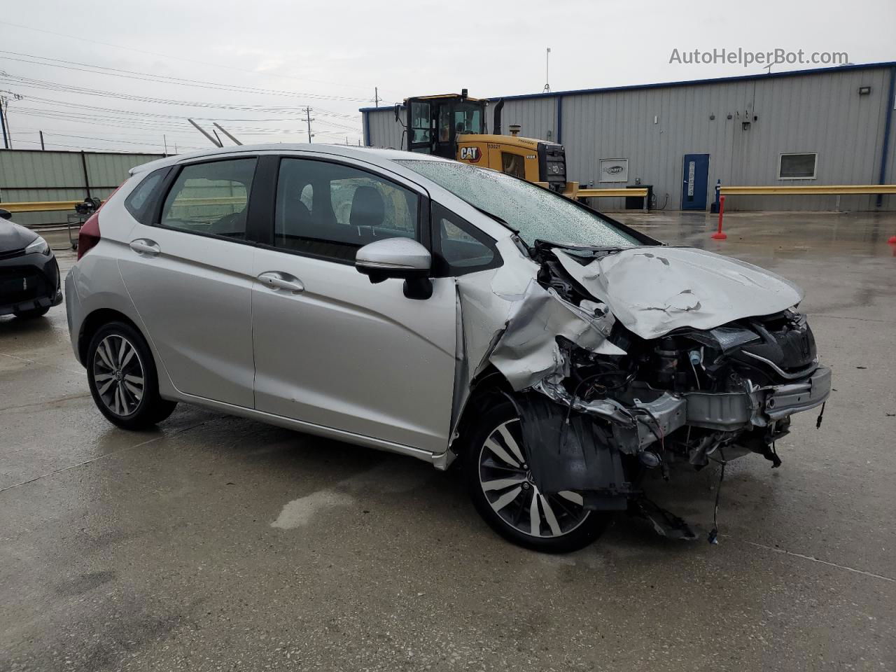 2016 Honda Fit Ex Silver vin: JHMGK5H79GS013916