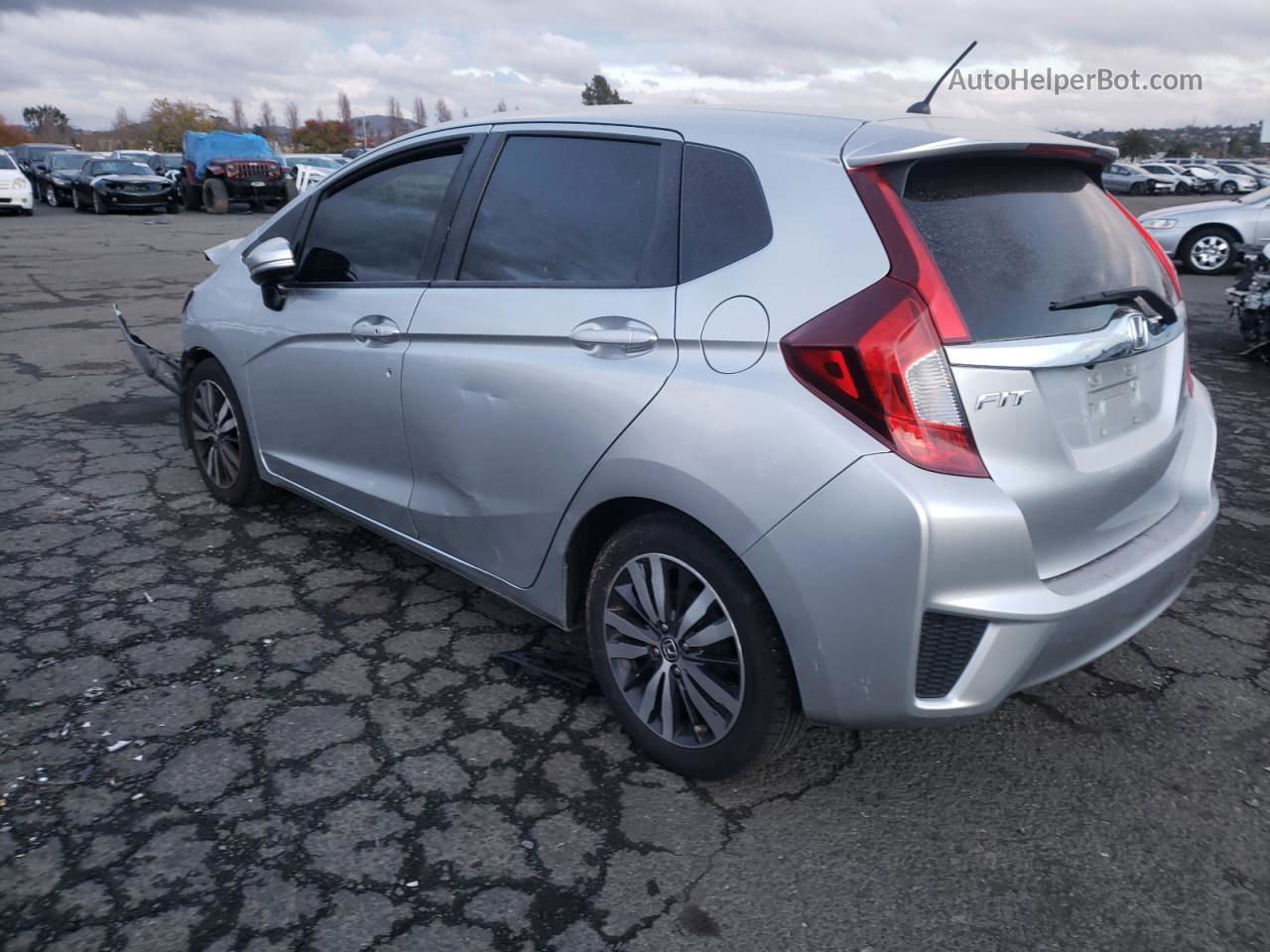 2016 Honda Fit Ex Silver vin: JHMGK5H79GX000201