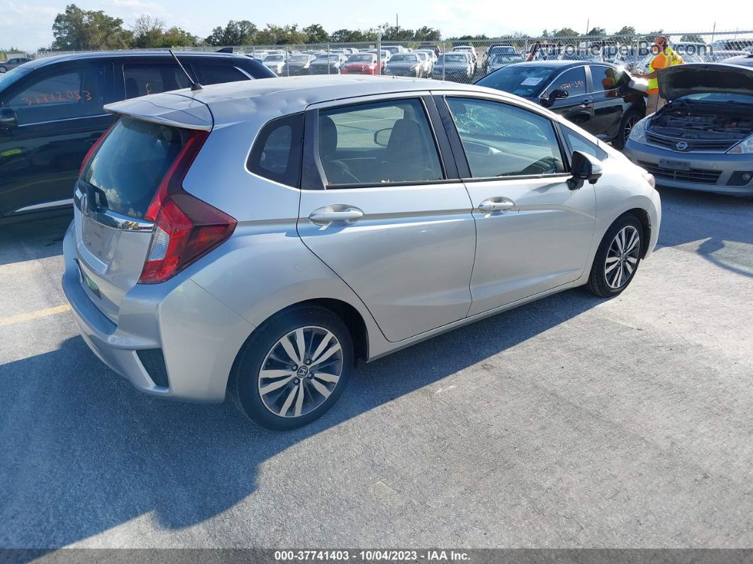 2016 Honda Fit Ex Silver vin: JHMGK5H79GX042061