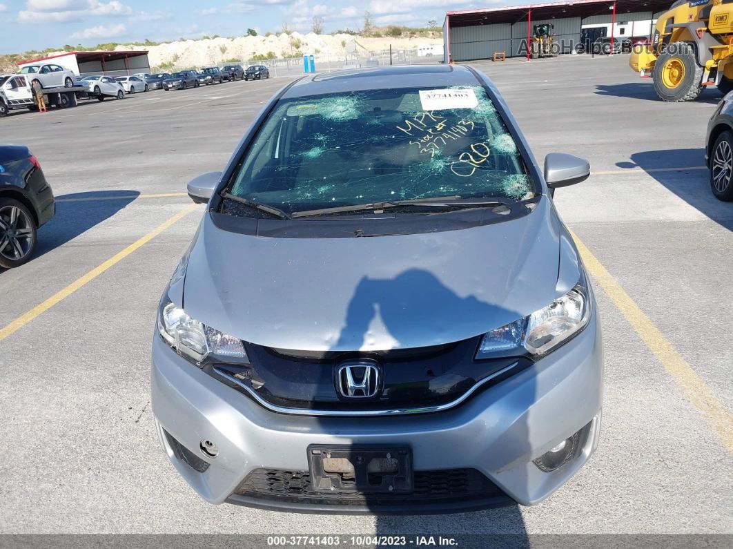 2016 Honda Fit Ex Silver vin: JHMGK5H79GX042061