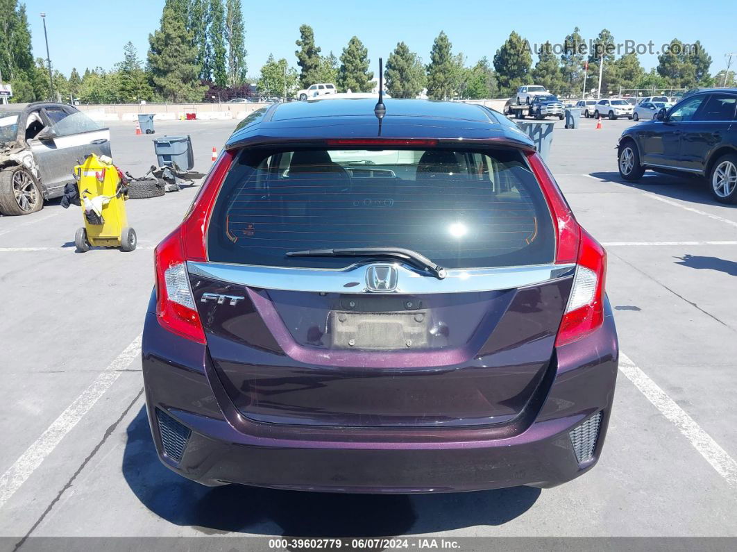 2016 Honda Fit Ex Фиолетовый vin: JHMGK5H7XGS001161