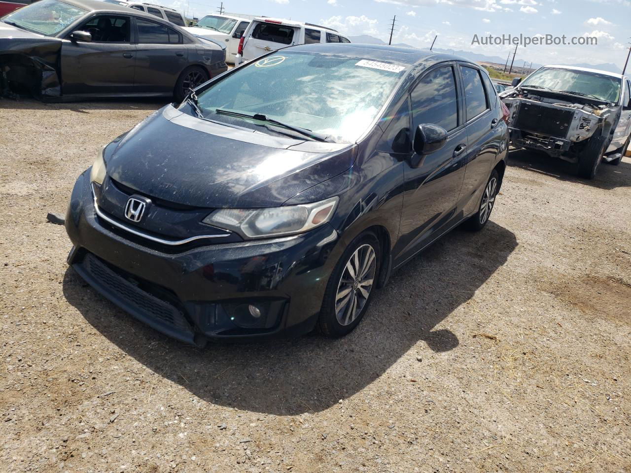 2016 Honda Fit Ex Black vin: JHMGK5H7XGS001399