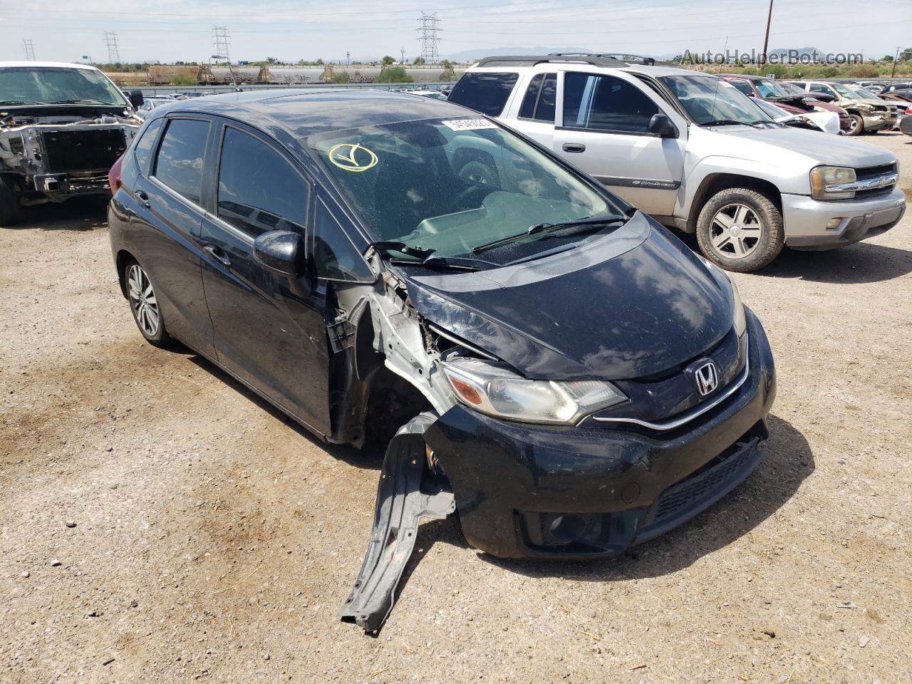 2016 Honda Fit Ex Black vin: JHMGK5H7XGS001399