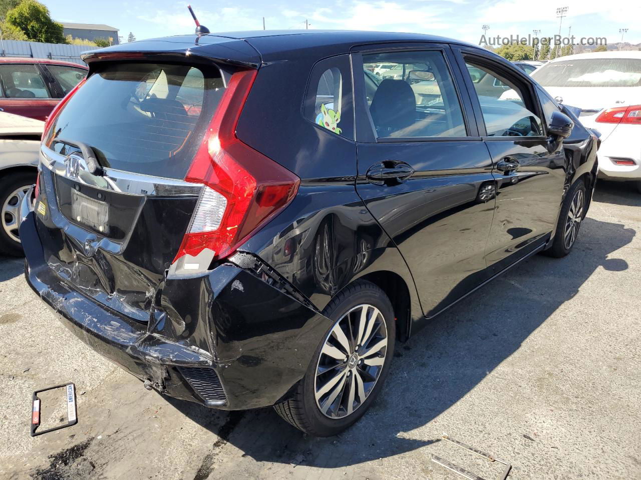 2016 Honda Fit Ex Black vin: JHMGK5H7XGS006800