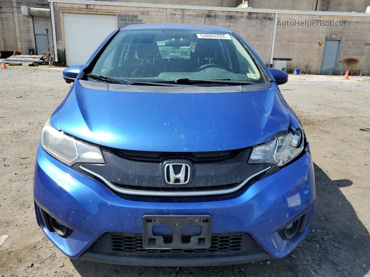 2016 Honda Fit Ex Blue vin: JHMGK5H7XGX004323