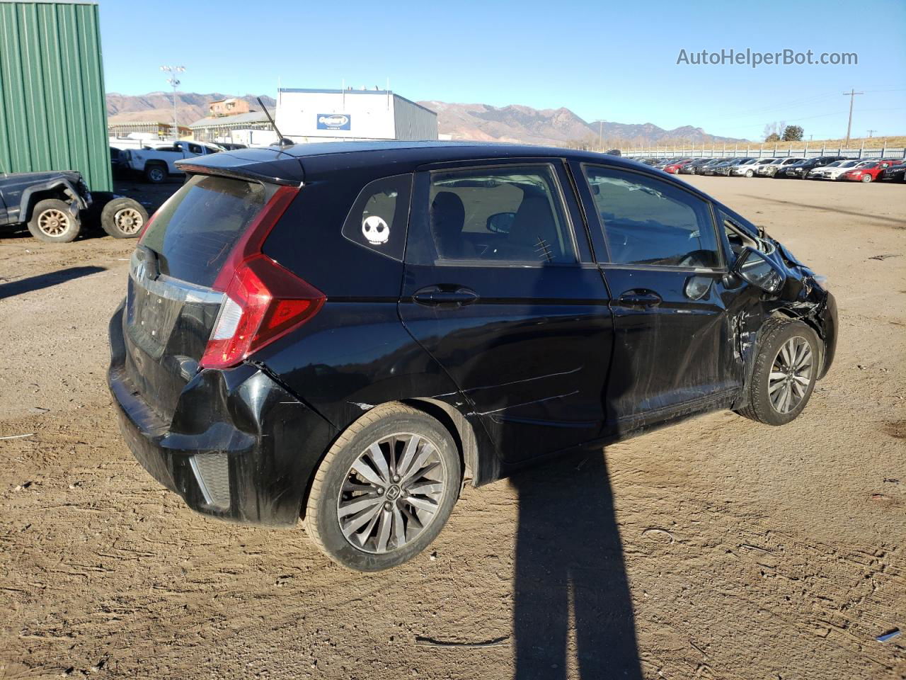 2016 Honda Fit Ex Black vin: JHMGK5H7XGX019968