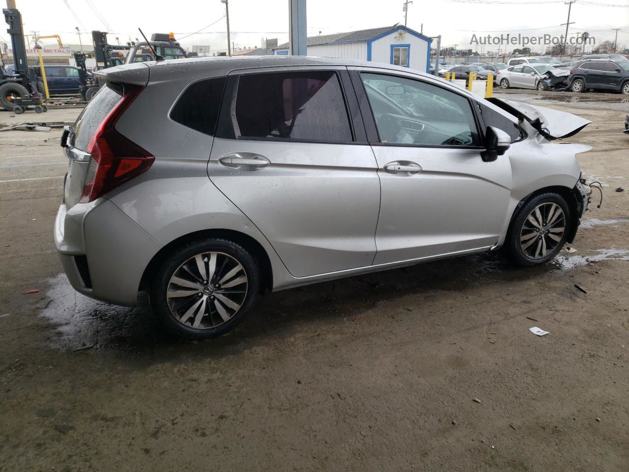 2016 Honda Fit Ex Silver vin: JHMGK5H7XGX031747