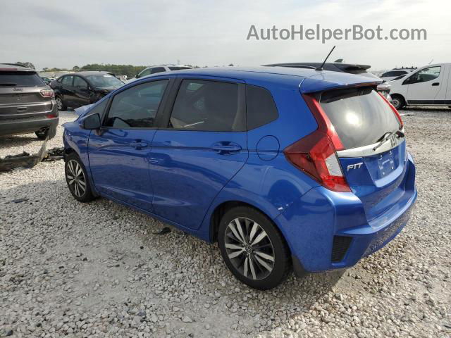 2016 Honda Fit Ex Blue vin: JHMGK5H84GS014304