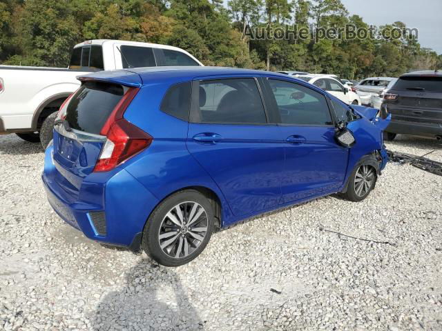 2016 Honda Fit Ex Blue vin: JHMGK5H84GS014304