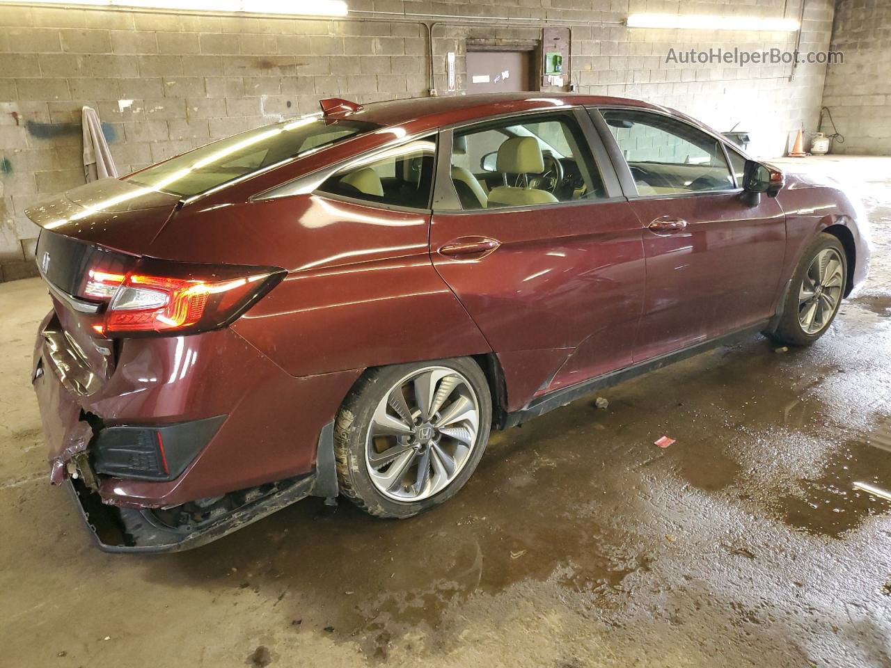 2018 Honda Clarity  Burgundy vin: JHMZC5F11JC008893