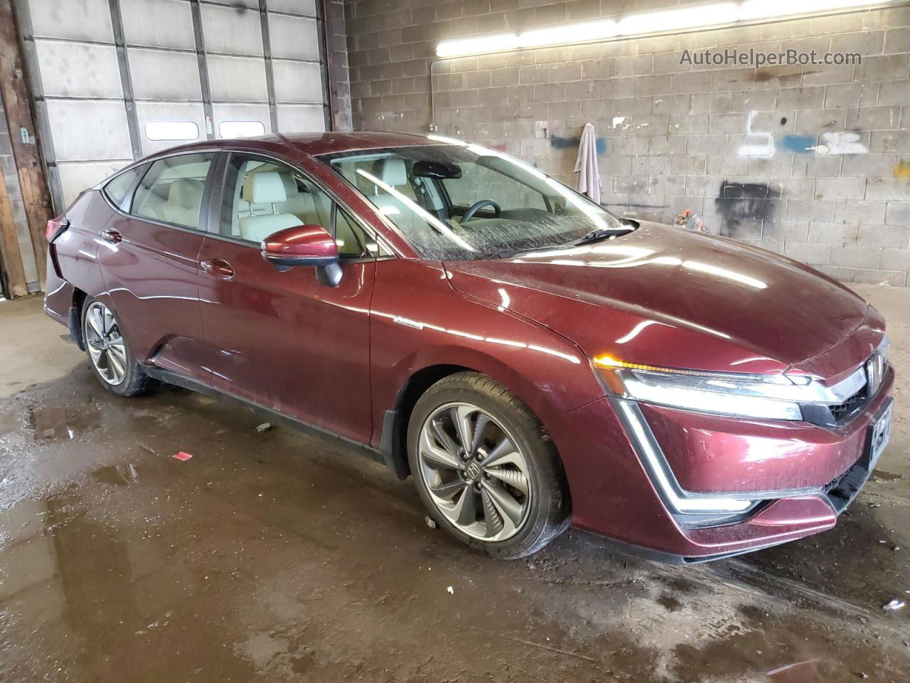 2018 Honda Clarity  Burgundy vin: JHMZC5F11JC008893