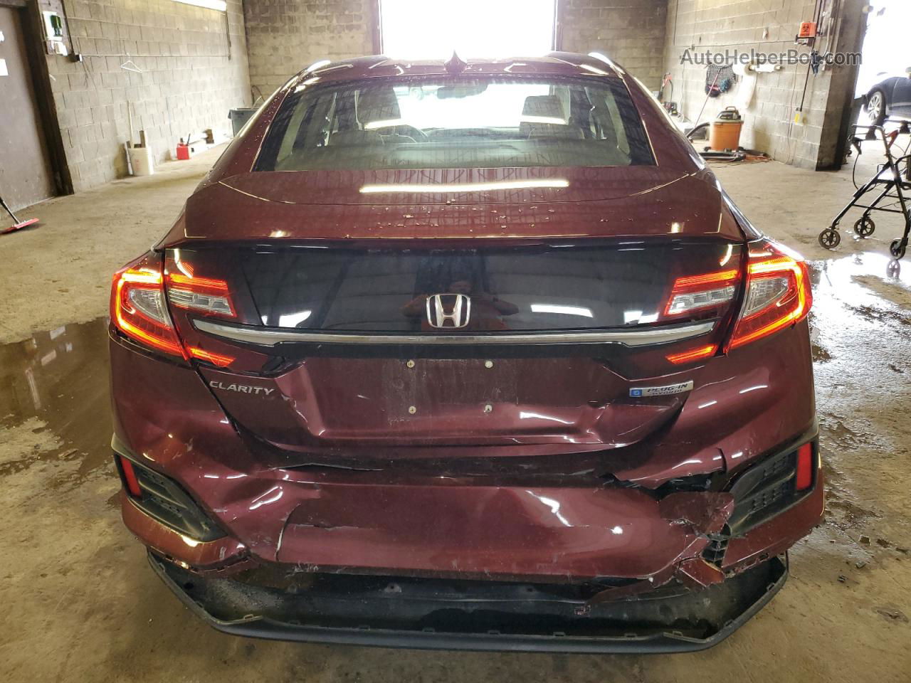 2018 Honda Clarity  Burgundy vin: JHMZC5F11JC008893