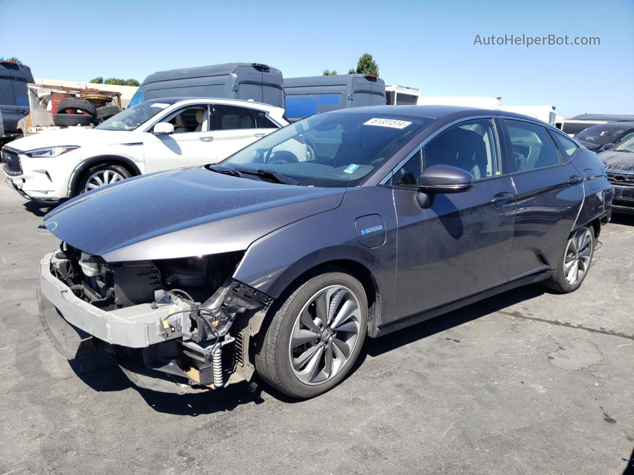 2018 Honda Clarity  Gray vin: JHMZC5F13JC006546