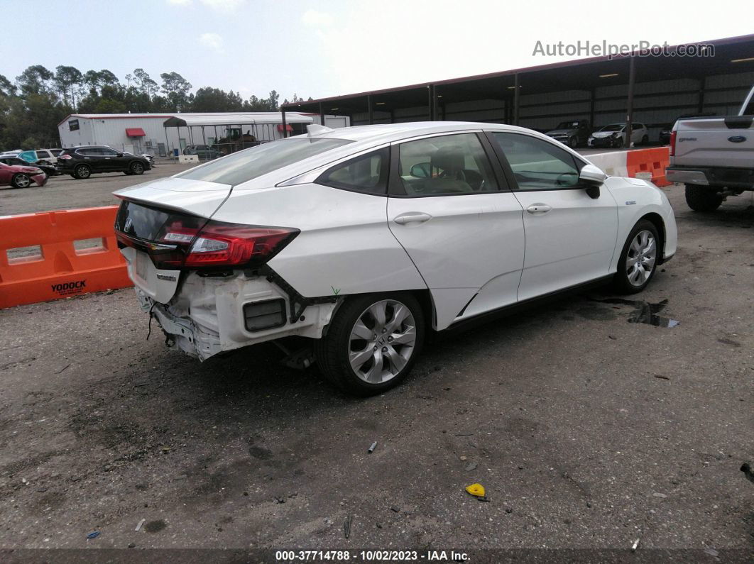 2018 Honda Clarity Plug-in Hybrid   White vin: JHMZC5F14JC011917