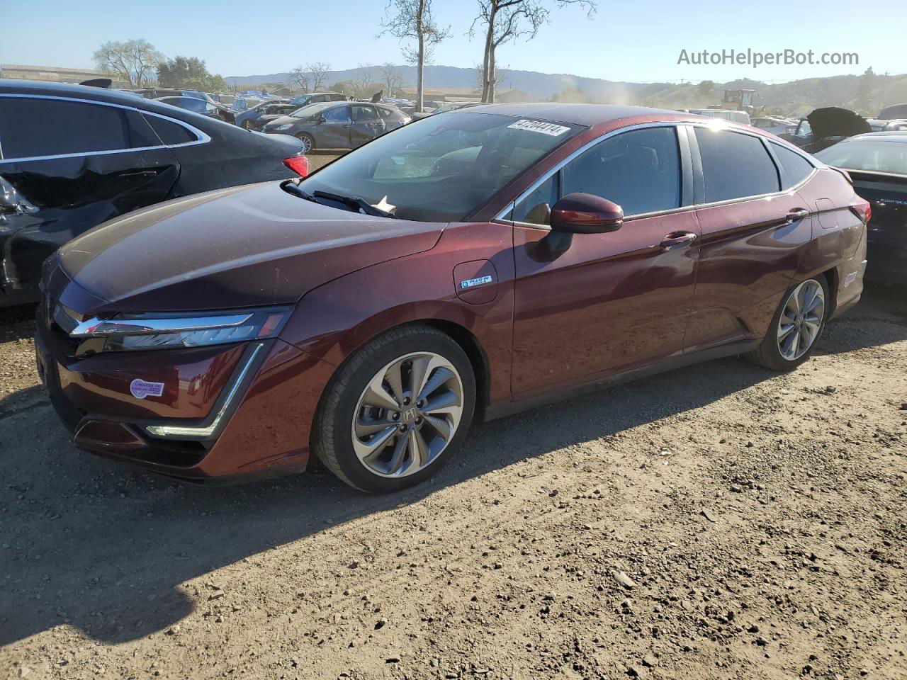 2018 Honda Clarity  Burgundy vin: JHMZC5F14JC022982