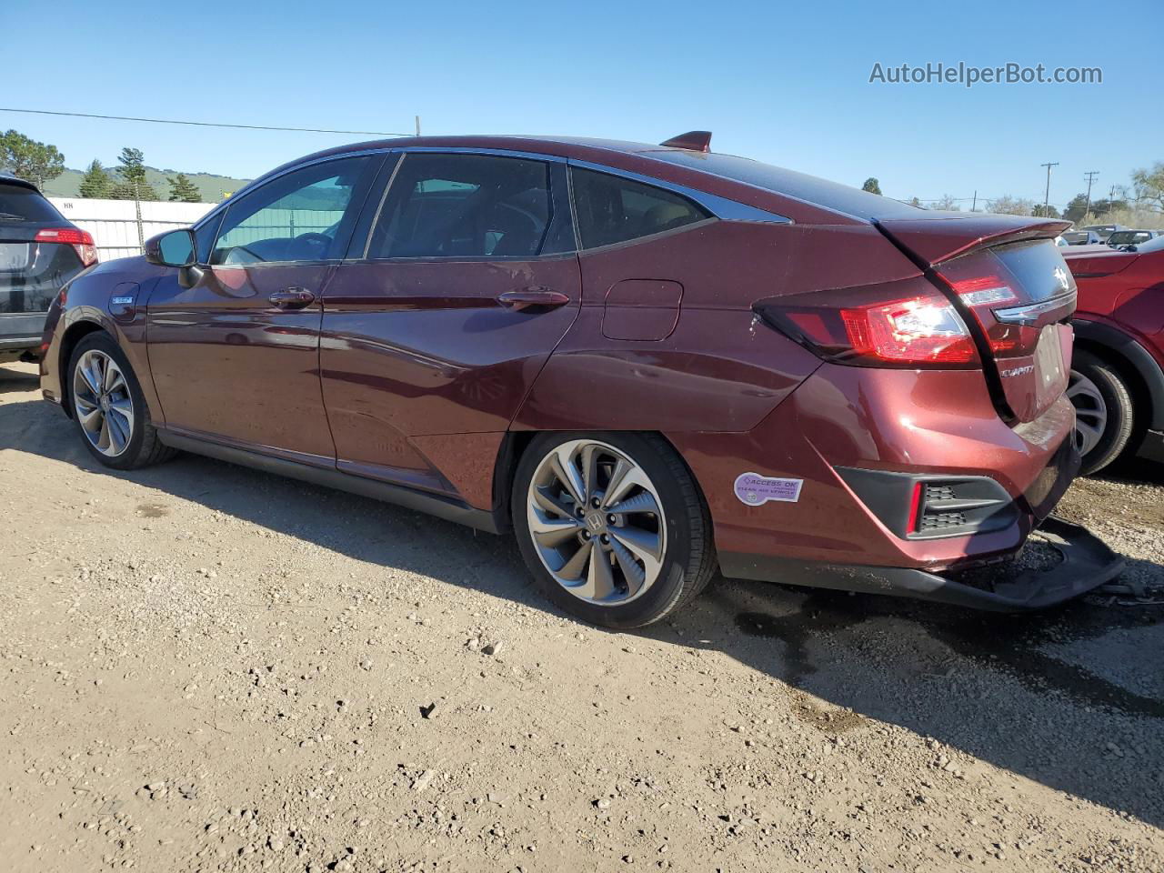 2018 Honda Clarity  Burgundy vin: JHMZC5F14JC022982