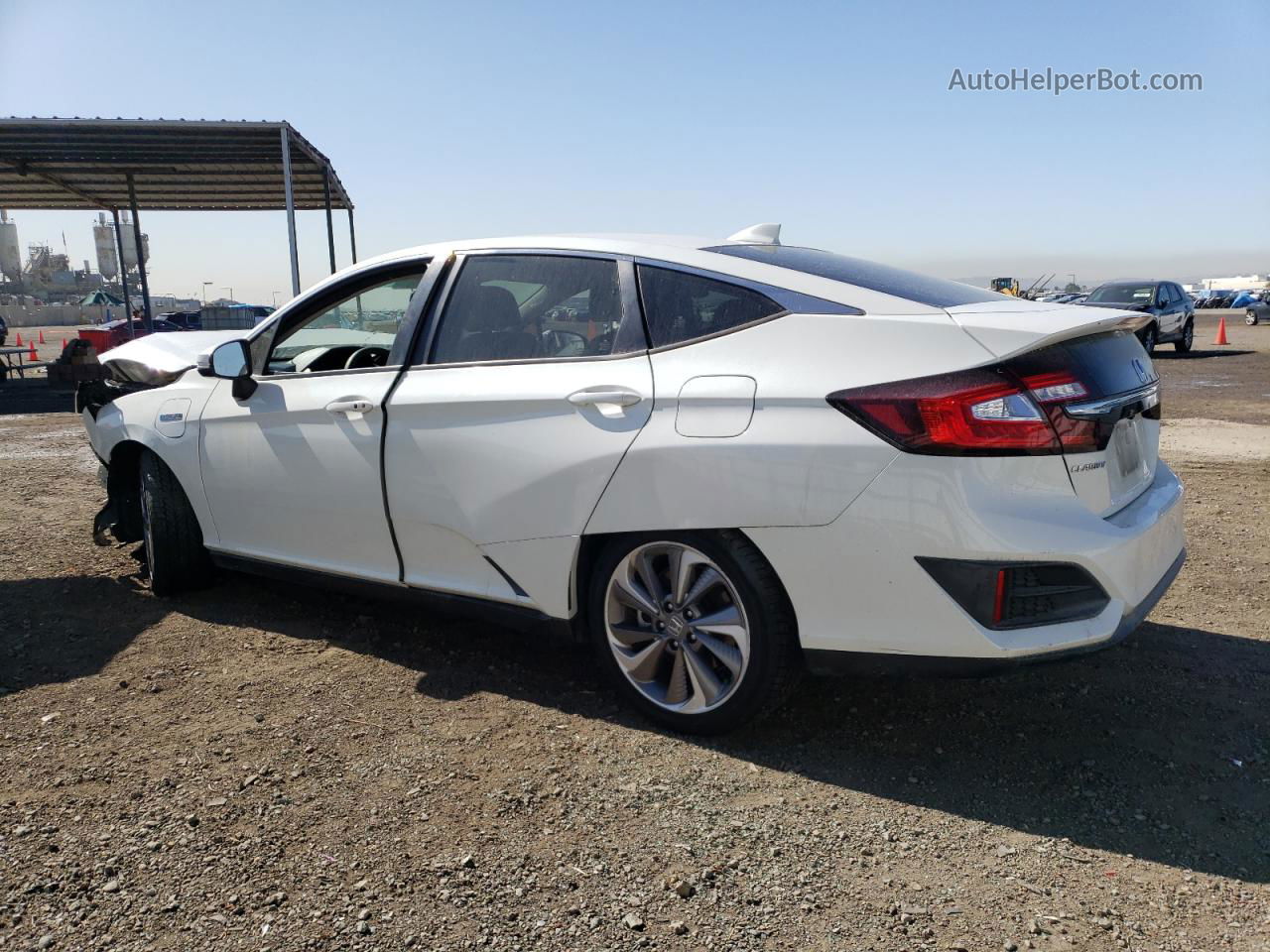 2018 Honda Clarity  White vin: JHMZC5F14JC023372