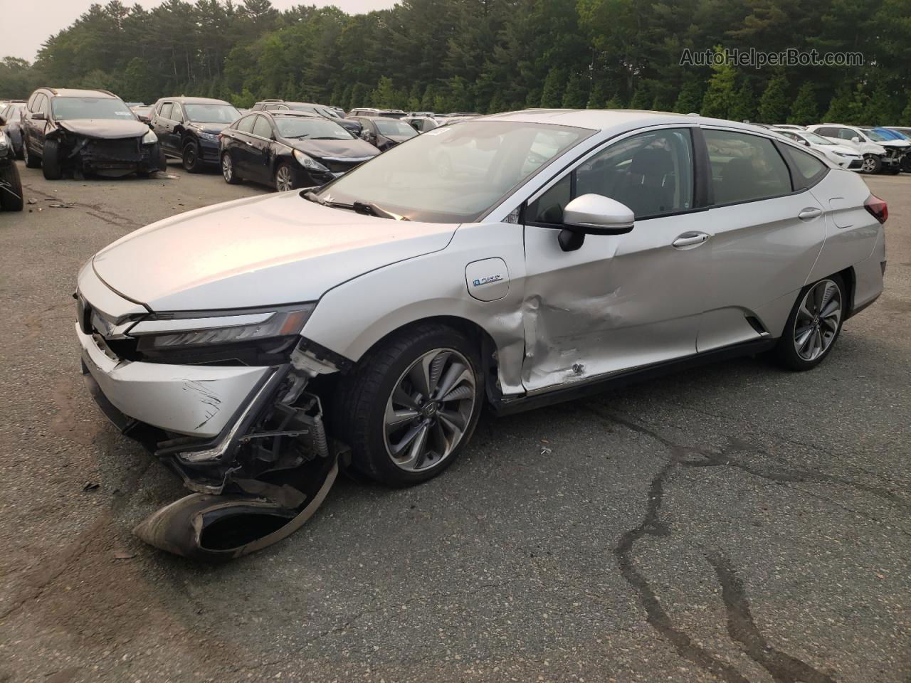 2018 Honda Clarity  Silver vin: JHMZC5F16JC003396