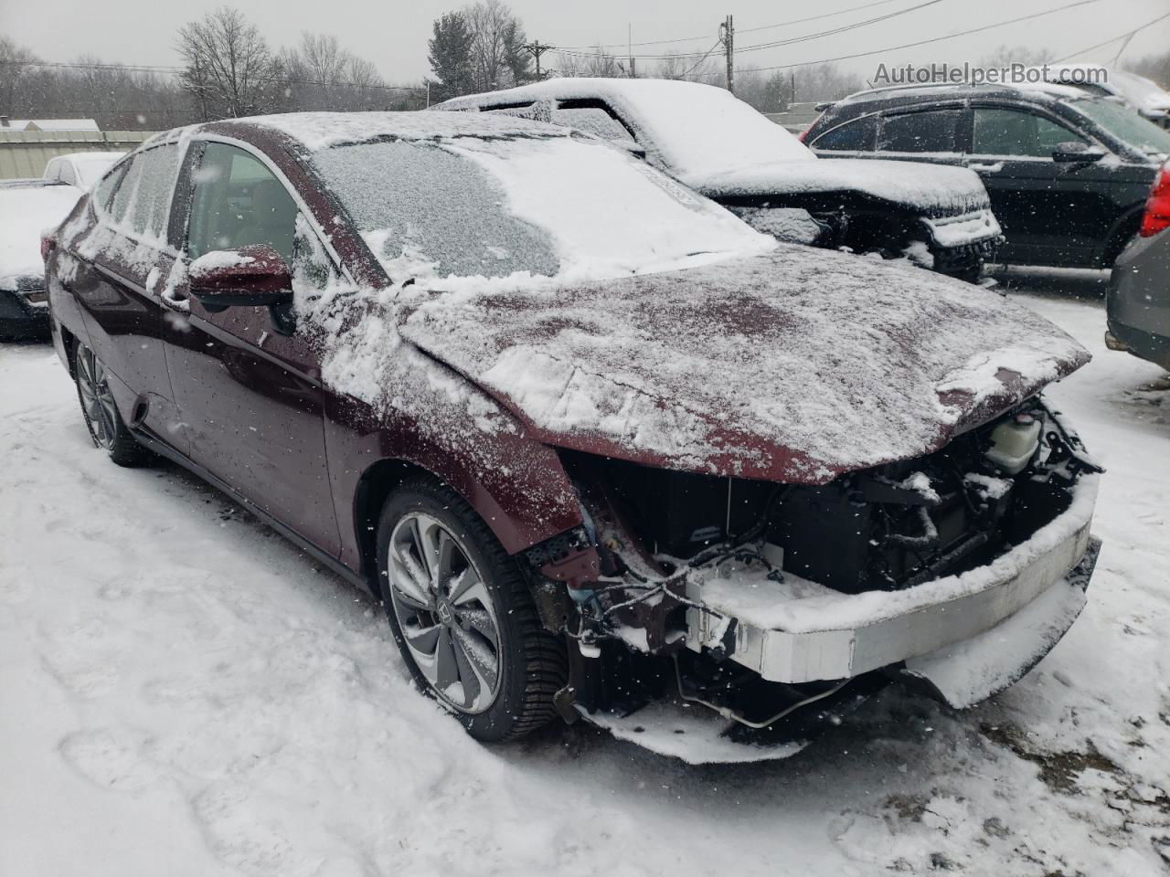 2018 Honda Clarity  Maroon vin: JHMZC5F16JC009750