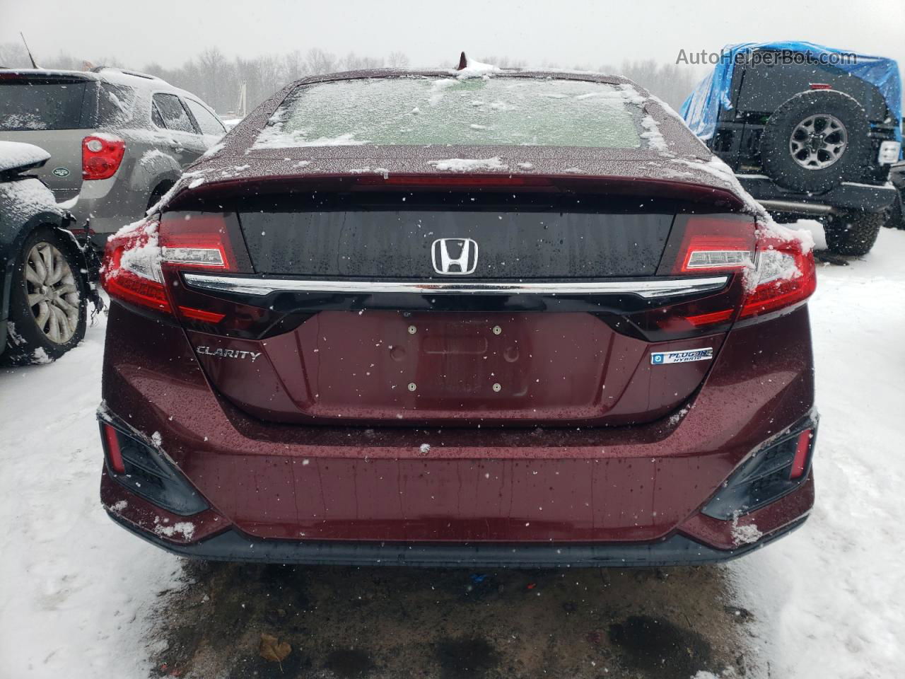 2018 Honda Clarity  Maroon vin: JHMZC5F16JC009750