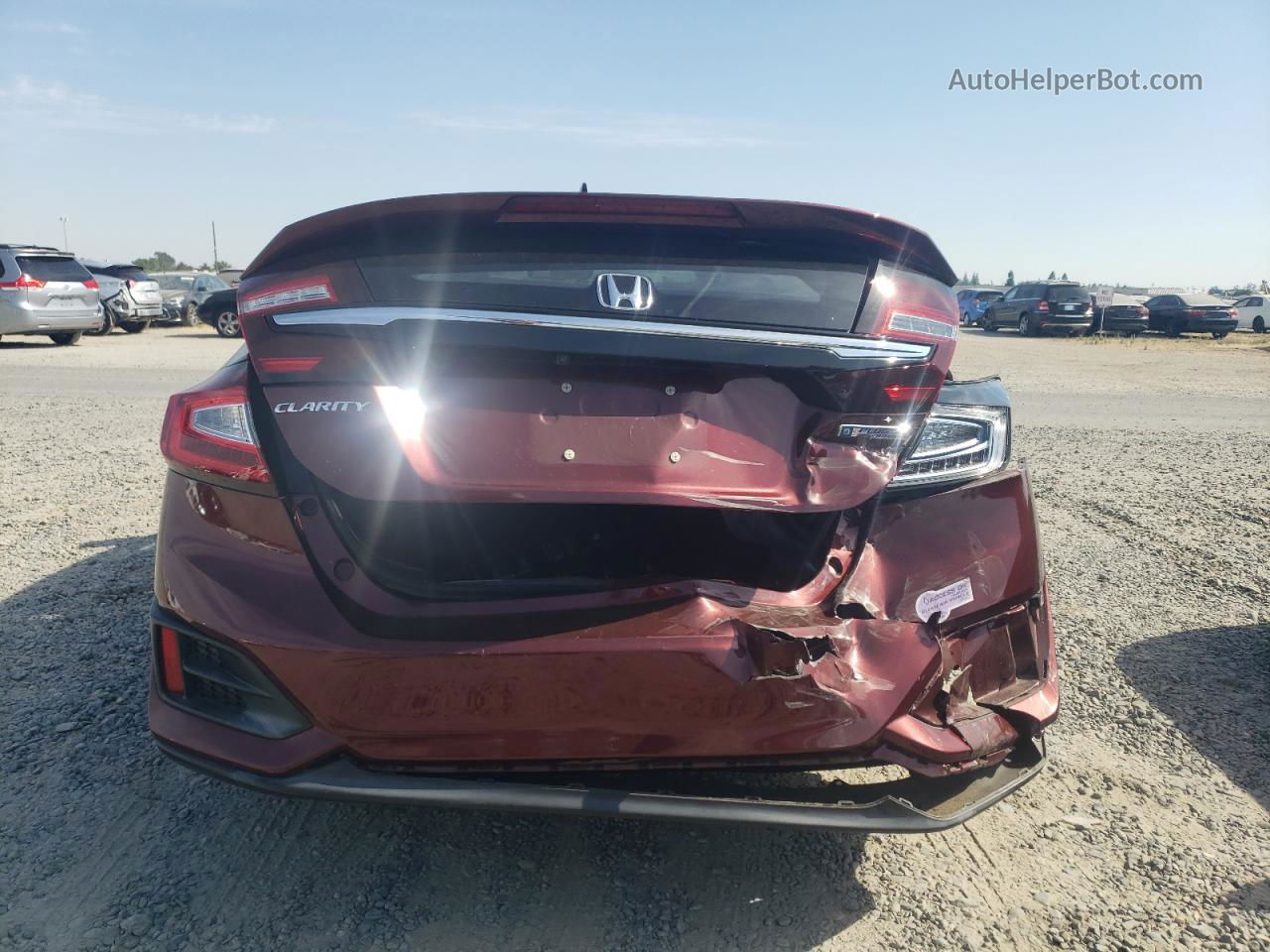 2018 Honda Clarity  Maroon vin: JHMZC5F16JC010171