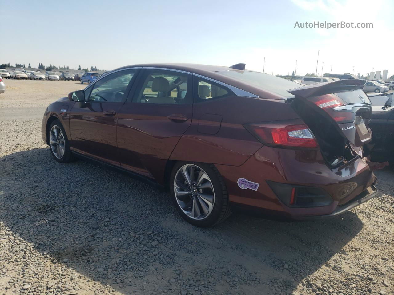 2018 Honda Clarity  Maroon vin: JHMZC5F16JC010171