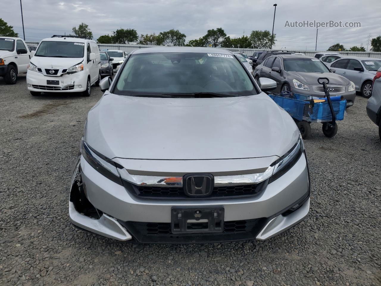 2018 Honda Clarity  Silver vin: JHMZC5F19JC022685