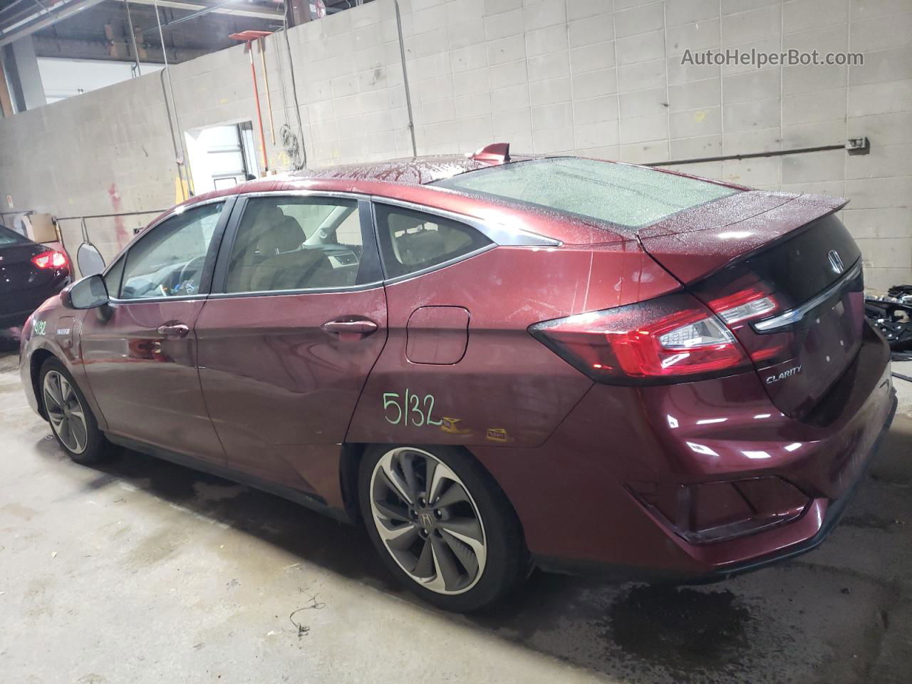 2018 Honda Clarity  Maroon vin: JHMZC5F1XJC006205