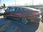 2018 Honda Clarity Touring Burgundy vin: JHMZC5F30JC001502