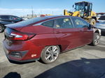 2018 Honda Clarity Touring Burgundy vin: JHMZC5F30JC001502