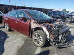 2018 Honda Clarity Touring Burgundy vin: JHMZC5F30JC001502