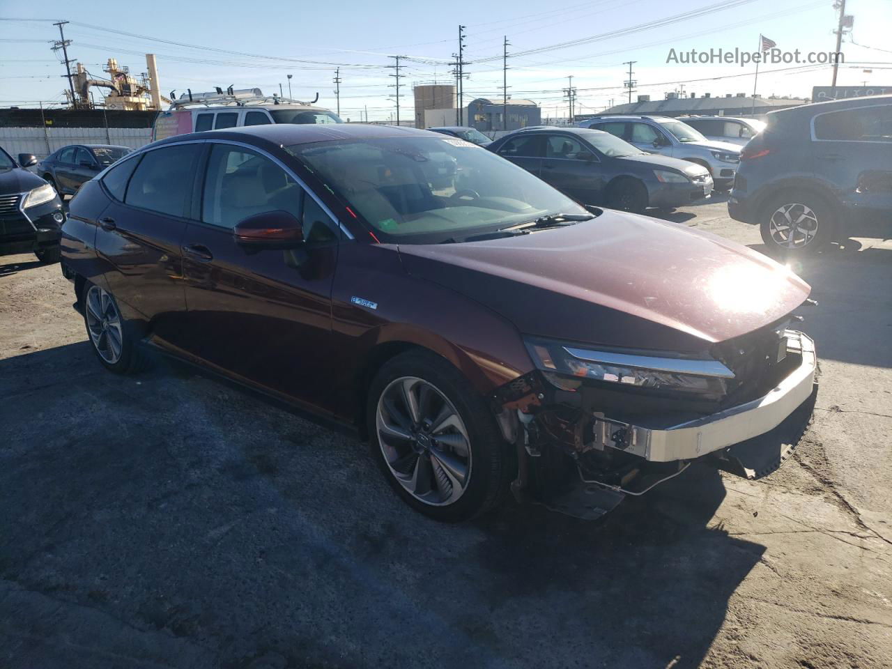 2018 Honda Clarity Touring Red vin: JHMZC5F30JC011141