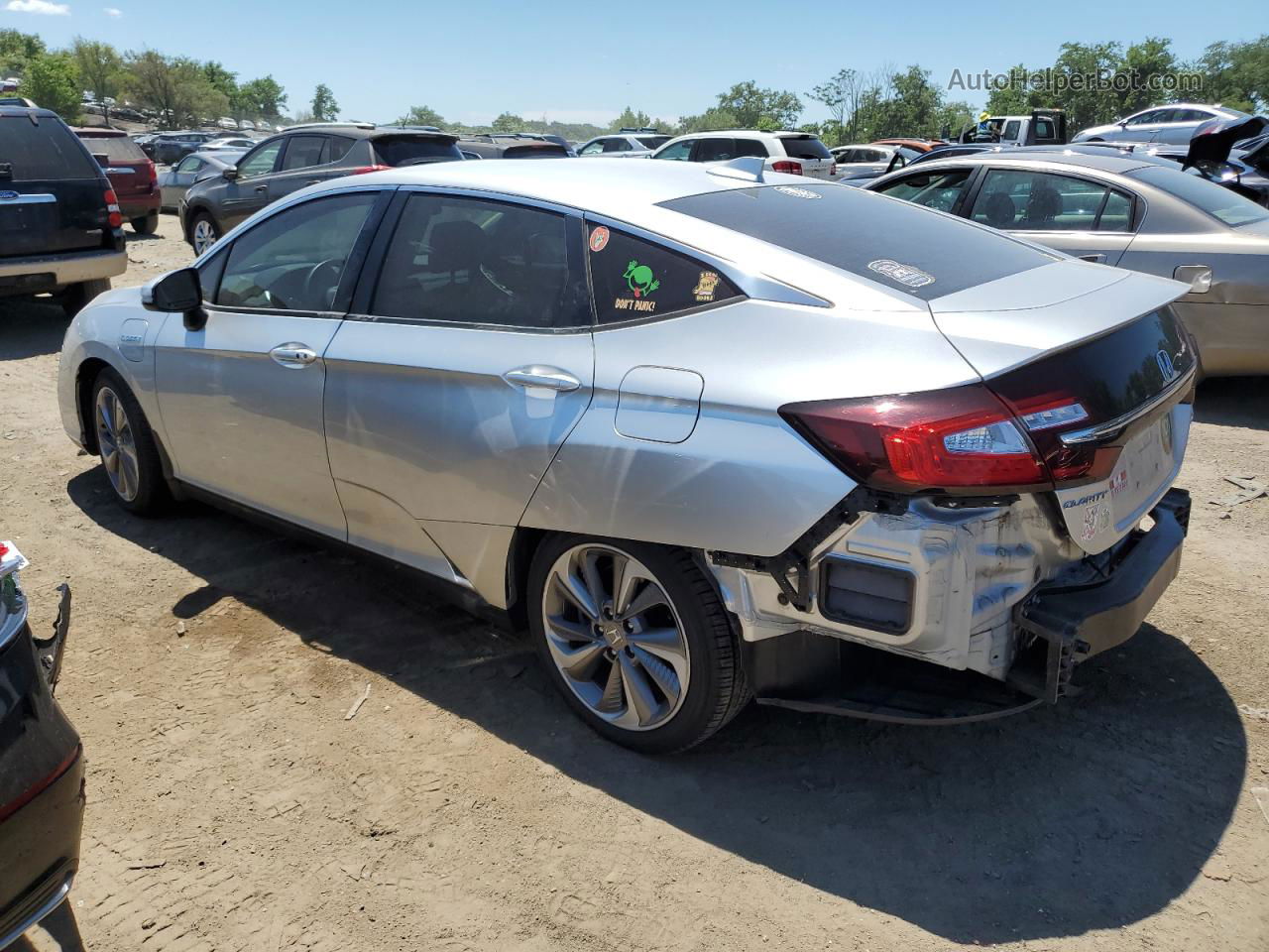 2018 Honda Clarity Touring Серебряный vin: JHMZC5F30JC018395